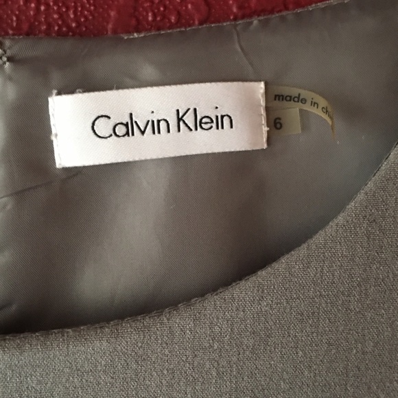 Calvin Klein Cap Sleeve Peplum Career Dress-6 - Picture 2 of 4